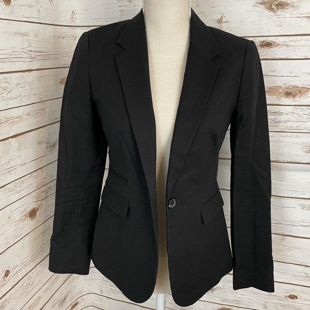 Vince Camuto One Button Black Blazer